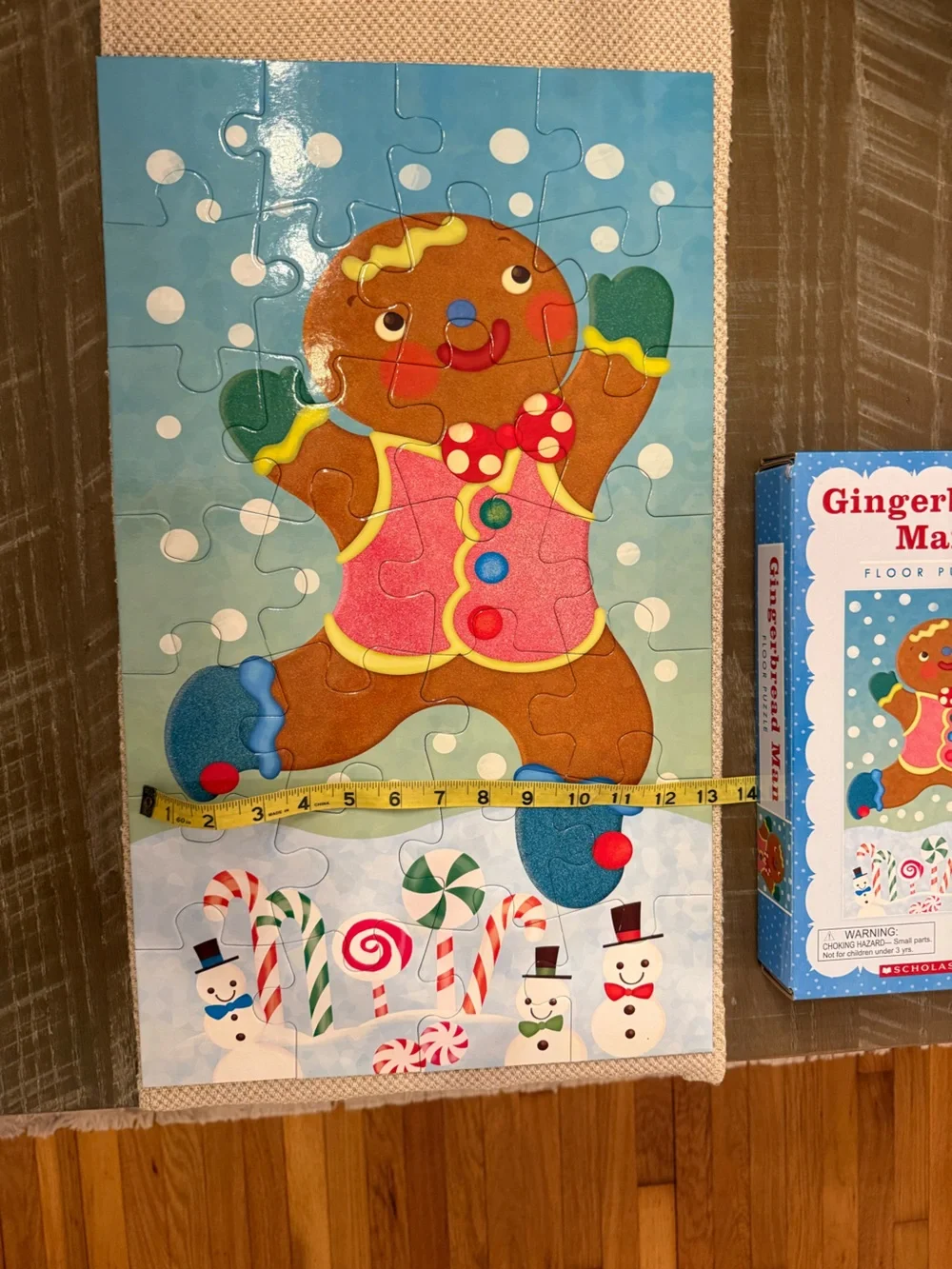 Scholastic Gingerbread Man Floor Puzzle - 28 pieces